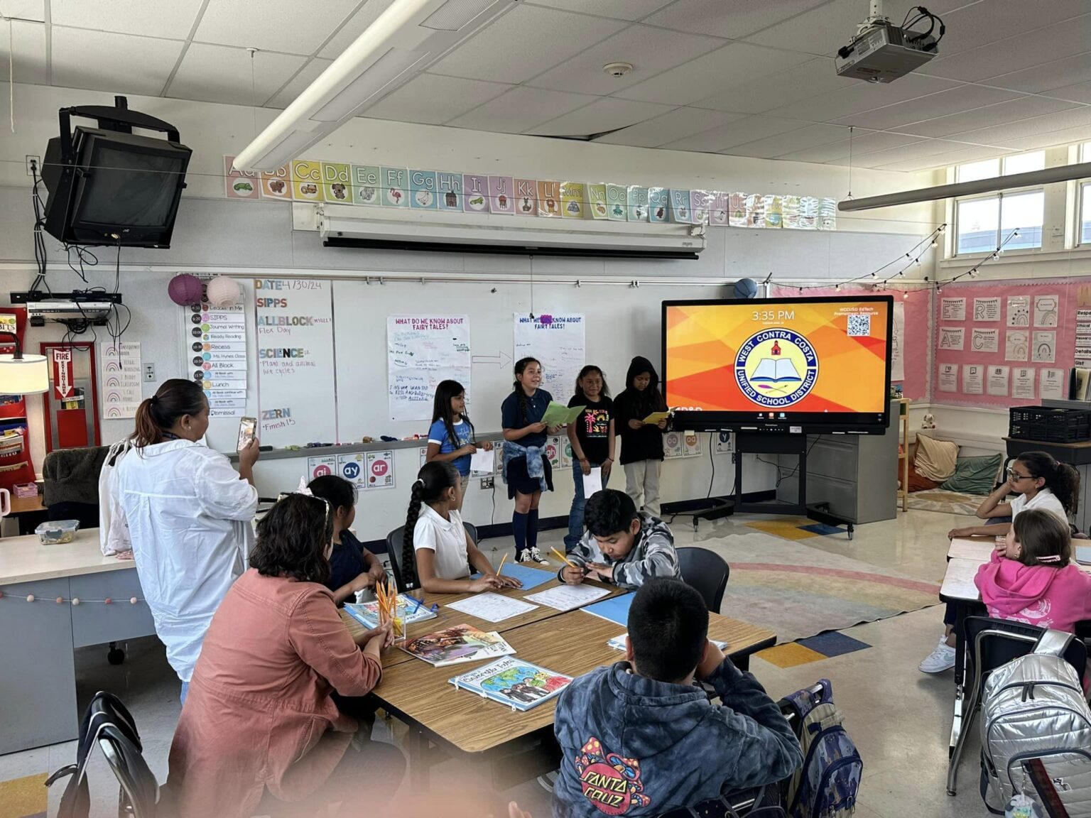 Rotarians at Work 3rd Grade After school Book Club at Peres Elementary ...